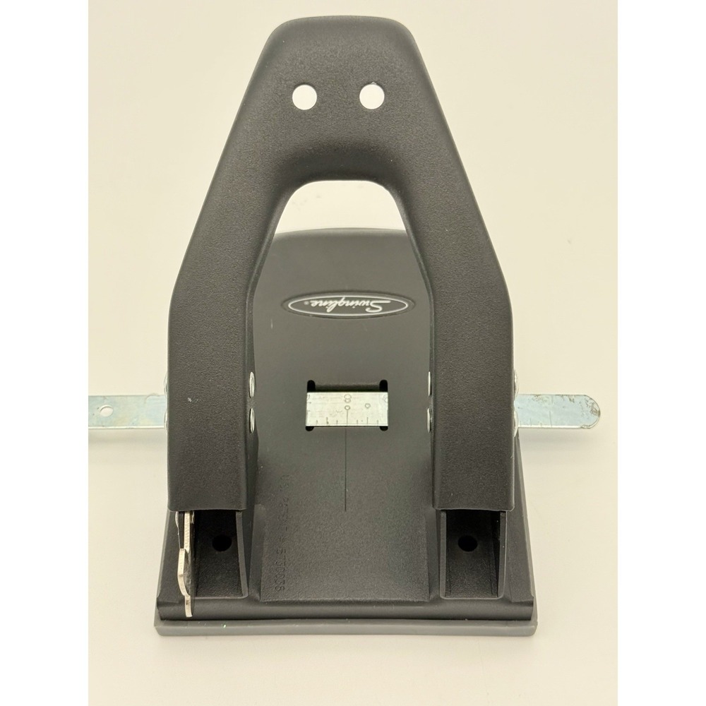 Swingline ACCO 74045/50 Adjustable 2 Hole Paper Punch Black Missing Grip